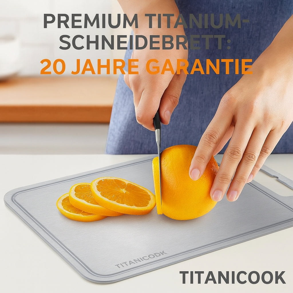 100%-TITAN-SCHNEIDEBRETT 2.0 mit Ablaufrinne